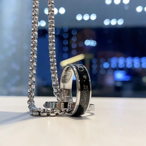 Titanium Steel Jewelry Necklace, fashion jewelry & for man Approx 70 cm 