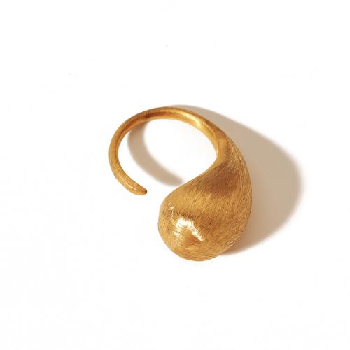 Edelstahl Tropfen Ohrring, 304 Edelstahl, 18K vergoldet, Modeschmuck & für Frau, goldfarben, 21.2x31.6mm, verkauft von Paar
