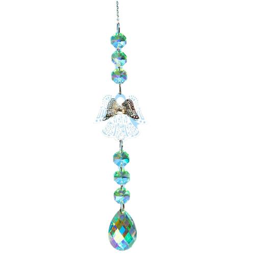 Hängende Ornamente, Zinklegierung, mit Kristall, silberfarben plattiert, für Zuhause und Büro & Unterschiedliche Form zur Auswahl, keine, verkauft von PC