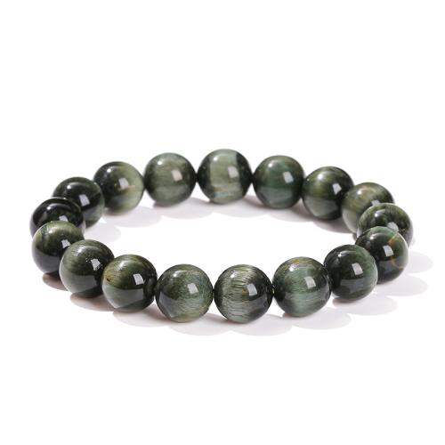 Natural Stone Bracelet, Round, handmade, folk style & Unisex, beads length 11-12mm Approx 6.5-7.5 Inch 