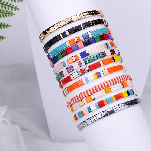 Bracelets Bijoux en verre, Seedbead, avec TILA-Perles, pour femme, plus de couleurs à choisir, Vendu par PC