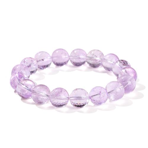 Amethyst Bracelet, Round, handmade & for woman Approx 6-7.5 Inch 