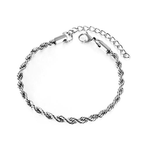 Stainless Steel Chain Bracelets, 304 Stainless Steel, fashion jewelry & for woman 
