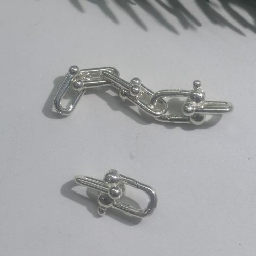 Stainless Steel Lobster Claw Clasp, 925 Sterling Silver, DIY silver color 