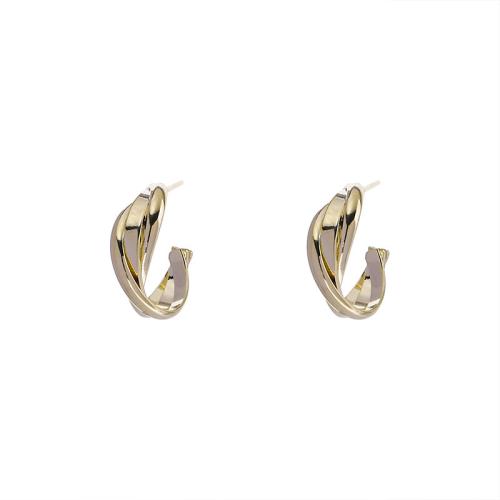 Zinc Alloy Stud Earring, fashion jewelry & for woman 25mm 
