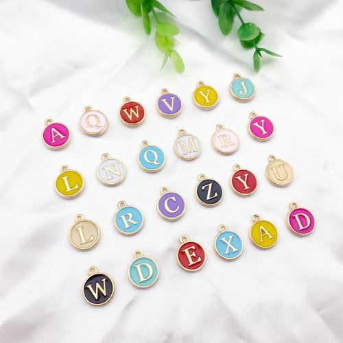 Zinc Alloy Enamel Pendants, DIY 12mm 