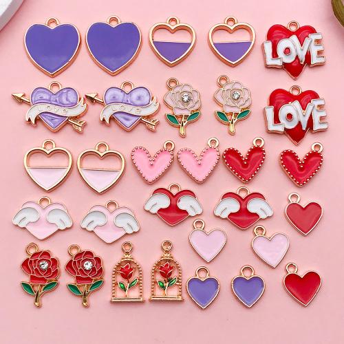 Zinc Alloy Enamel Pendants, DIY 