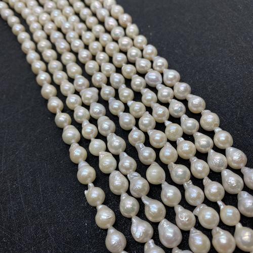 Baroque Cultured Freshwater Pearl Beads, DIY, white mm Approx 38 cm 