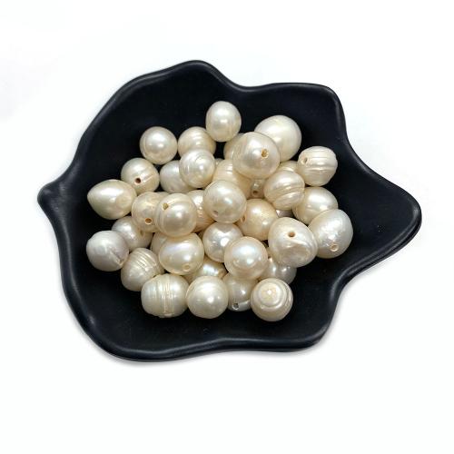 Potato Cultured Freshwater Pearl Beads, DIY, white mm, Approx 