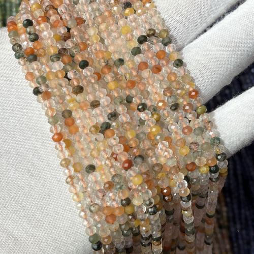 Rutilated Quartz Beads, DIY, mixed colors Approx 38 cm 