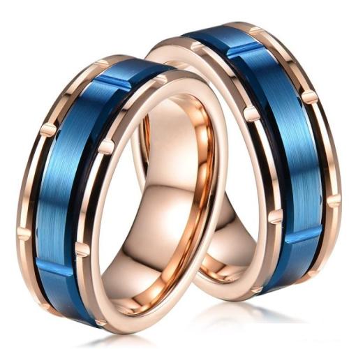 Men Tungsten Steel Ring in Bulk, plated, fashion jewelry & for man 8.03mm, thickness :2.4mm 