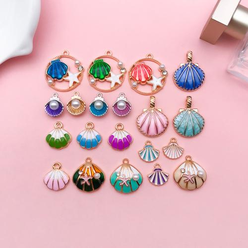 Zinc Alloy Enamel Pendants, DIY 