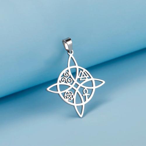 Stainless Steel Hollow Pendant, 304 Stainless Steel, Vacuum Ion Plating, fashion jewelry & for woman [