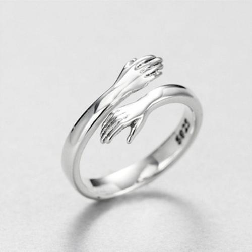Sterling Silver Finger Ring, 925 Sterling Silver, fashion jewelry & for woman US Ring 