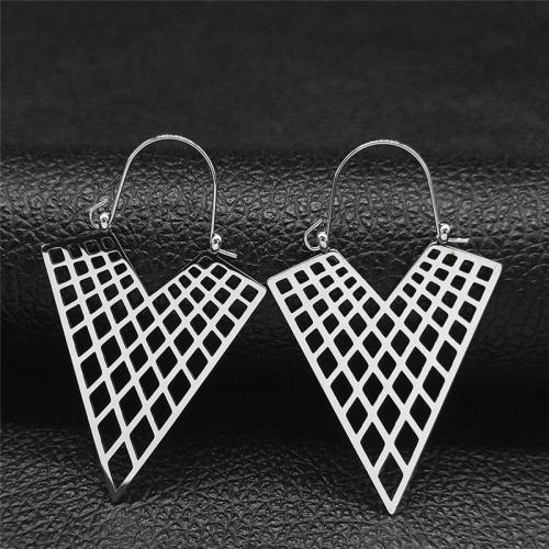 Stainless Steel Leverback Earring, 304 Stainless Steel, polished, fashion jewelry & for woman 