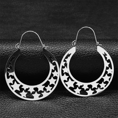 Stainless Steel Leverback Earring, 304 Stainless Steel, polished, fashion jewelry & for woman 