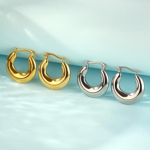 Stainless Steel Leverback Earring, 304 Stainless Steel, Vacuum Ion Plating, for woman 