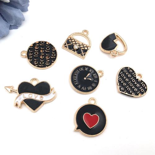 Zinc Alloy Enamel Pendants, DIY 