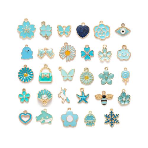 Zinc Alloy Enamel Pendants, DIY 