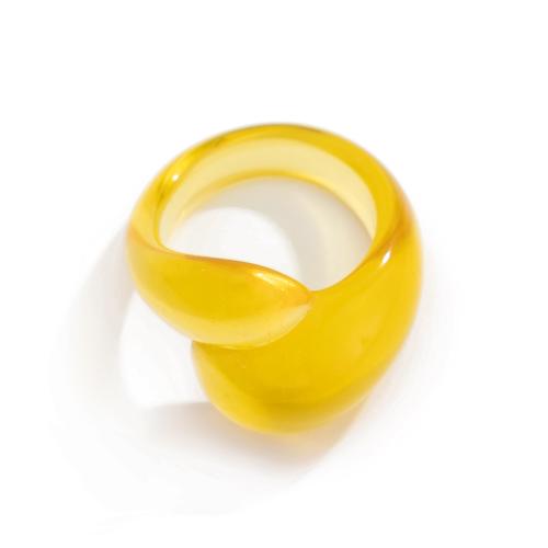 Resin Finger Ring, fashion jewelry & for woman 