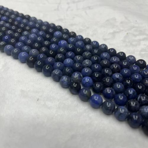 Dumortierite Beads, Round, DIY blue Approx 38 cm 