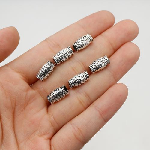 Zinc Alloy Spacer Beads, silver color plated, DIY Approx 3.5mm, Approx 