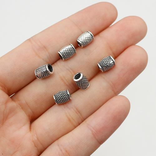 Zinc Alloy Jewelry Beads, silver color plated, DIY Approx 2.5mm, Approx 