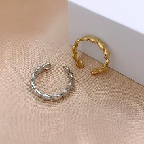 Titanium Steel Finger Ring, fashion jewelry & for woman Inner diameter 1.7cm 