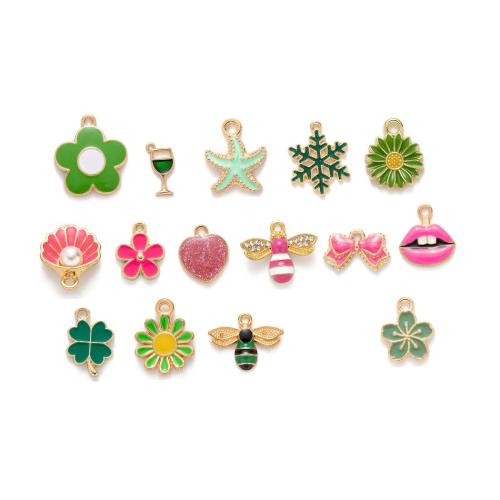 Zinc Alloy Enamel Pendants, DIY 