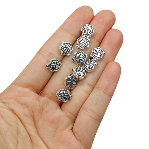 Zinc Alloy Jewelry Beads, Lantern, silver color plated, DIY Approx 1.5mm, Approx 