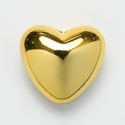 Plating Acrylic Beads, Heart, UV plating, DIY Approx 1.8mm, Approx 