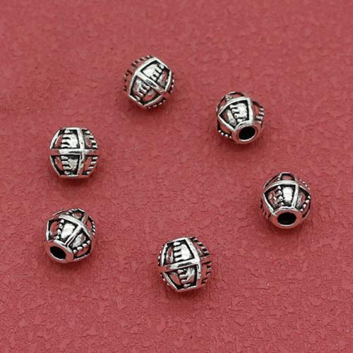 Zinc Alloy Spacer Beads, silver color plated, DIY Approx 2mm, Approx 