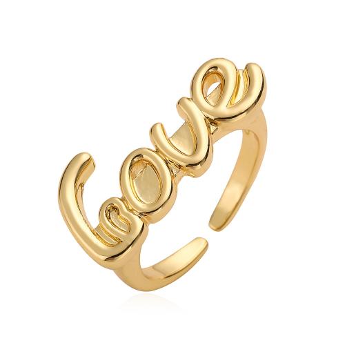 Brass Finger Ring, plated, fashion jewelry Ring inner ~18mm 