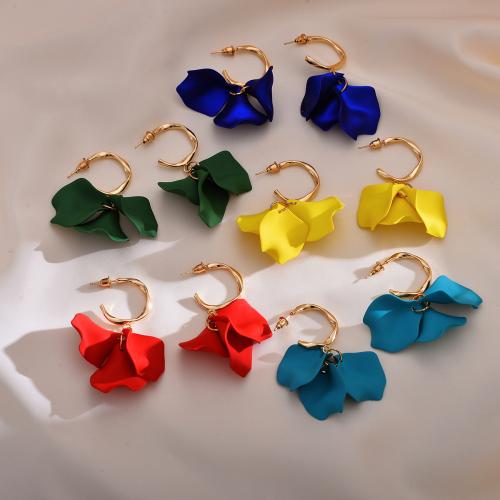 Acrylic Drop Earring, Zinc Alloy, with Acrylic, plated, fashion jewelry 