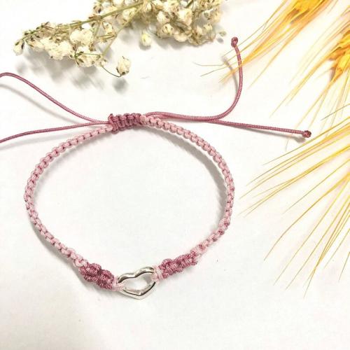 Fashion Jewelry Bracelet, Zinc Alloy, with Knot Cord, for woman Approx 16 cm 