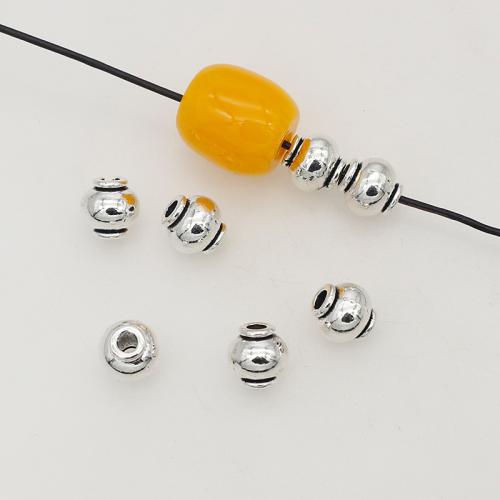 Zinc Alloy Spacer Beads, Lantern, silver color plated, DIY Approx 2.5mm, Approx 