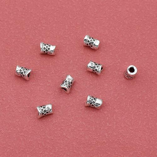 Zinc Alloy Spacer Beads, silver color plated, DIY Approx 2.5mm, Approx 