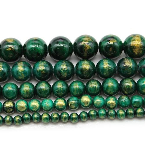 Single Gemstone Beads, Cloisonne Stone, Round, polished, DIY lapis lazuli 