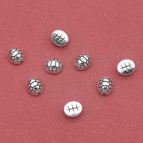 Zinc Alloy Spacer Beads, silver color plated, DIY Approx 1mm, Approx 