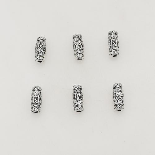Zinc Alloy Spacer Beads, silver color plated, DIY Approx 2mm, Approx 
