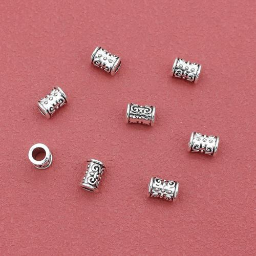 Zinc Alloy Spacer Beads, silver color plated, DIY Approx 4mm, Approx 