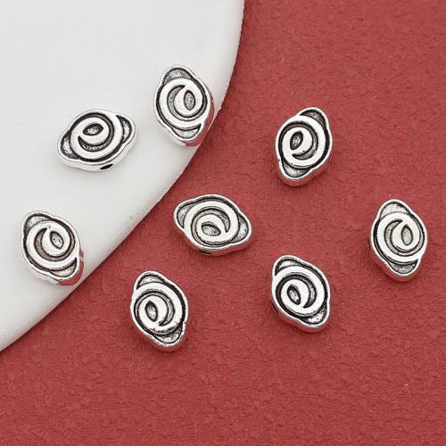 Zinc Alloy Spacer Beads, Cloud, silver color plated, DIY Approx 1.5mm, Approx 