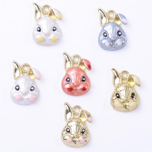 Zinklegierung Tier Anhänger, Hase, Gestell, DIY, keine, 20x13mm, 10PCs/Tasche, verkauft von Tasche