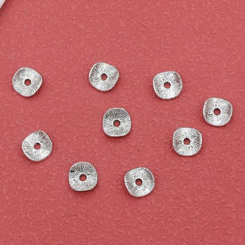 Zinc Alloy Spacer Beads, silver color plated, DIY Approx 1.5mm, Approx 