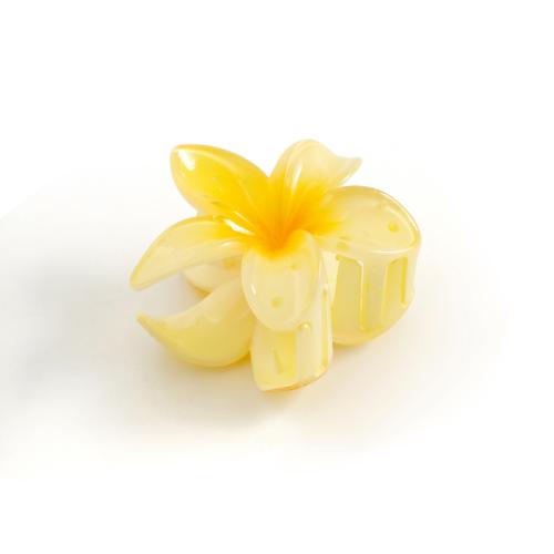 Hair Claw Clips, Resin, Flower, for woman 70mm 