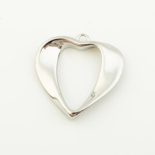 Stainless Steel Heart Pendants, 316 Stainless Steel, fashion jewelry & for woman, original color Approx 1mm [