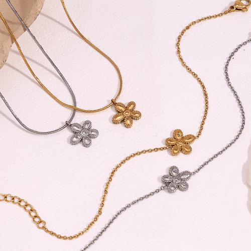 Titanium Steel Jewelry Necklace, plated, fashion jewelry 