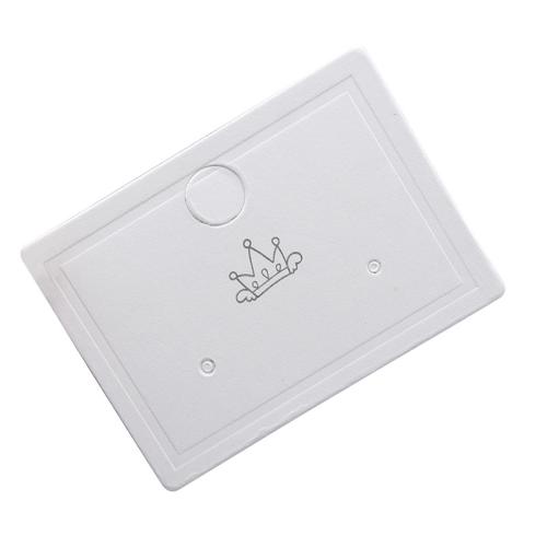 Fashion Jewelry Display Card, Paper, multifunctional white 