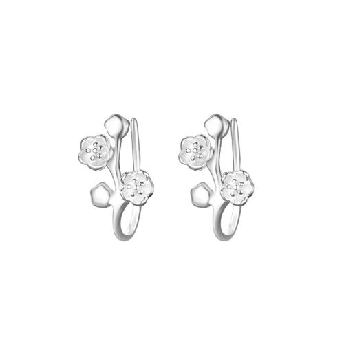 Sterling Silver Drop Earring, 925 Sterling Silver, for woman, silver color 