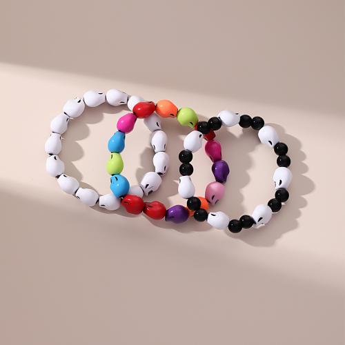 Acrylic Bracelets, three pieces & fashion jewelry, mixed colors cm 